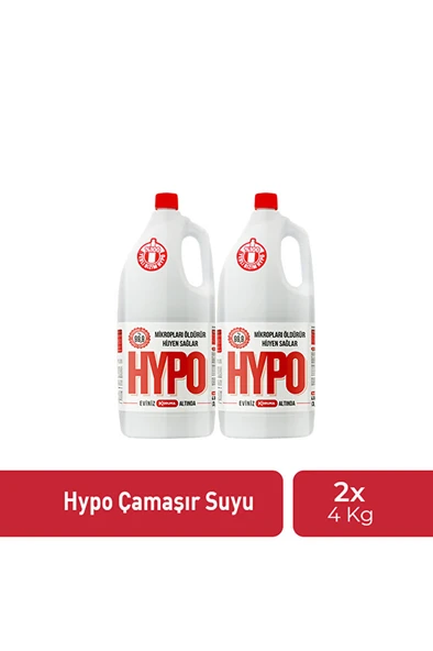 HYPER HYPO ÇAMAŞIR SUYU 4 KG x 2 ADET ürün görseli 1