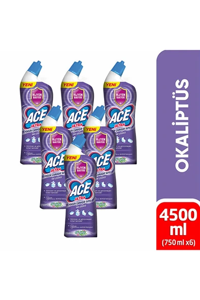 ACE Ultra Yoğun Kıvamlı Çamaşır Suyu Okaliptus 810g X6 ürün görseli 1