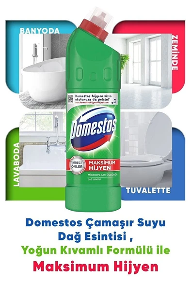 DOMESTOS Dağ Esintisi 750 ml x 6 - Resim 3