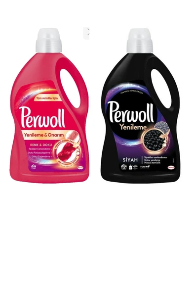 Perwol Siyah 45 Yıkama+perwol Renkli 45 Yikama ürün görseli 1