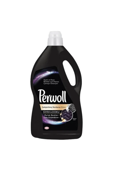 Perwoll Sıvı Çamaşır Deterjanı 2,97 Lt. Yenileme & Onarım Siyah 50W 4 adet ürün görseli 1
