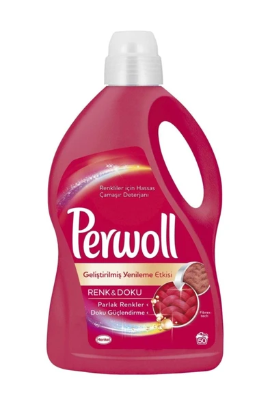Perwoll Sıvı Çamaşır Deterjanı Renkliler 2970 lt X 6 Adet ürün görseli 1