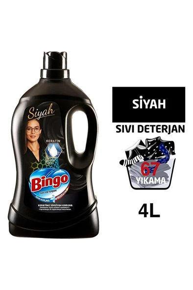 BİNGO Sıvı Çamaşır Deterjanı Siyahlara Özel 4 Lt ürün görseli 1