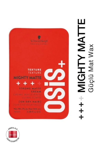 OSİS Osıs+ Mıghty Matte Güçlü Tutucu Wax 85ml. ürün görseli 1