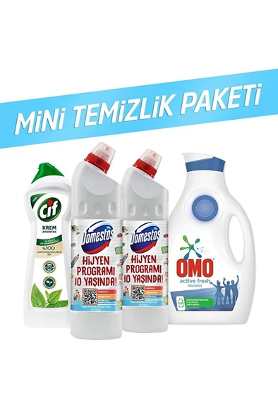 Cif + Domestos + Omo Temizlik Paketi ürün görseli 1