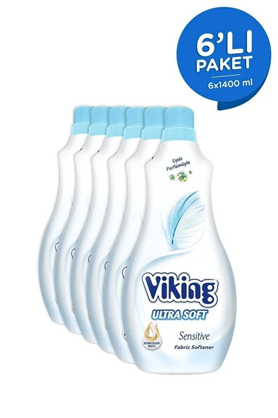 VİKİNG Yumuşatıcı Soft Sensitive 1400 ml 6 Adet ürün görseli 1