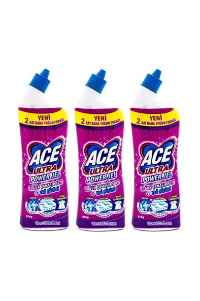 ACE Ultra Power Jel Ferahlık Etkisi 3x810 g ürün görseli 1