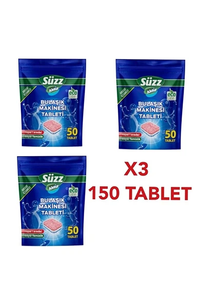 Süzz 150 Adet Bulaşık Makinesi Tableti X3 ürün görseli 1