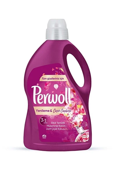 Perwoll Sıvı Deterjan Çiçek Cazibesi Hassas Bakım 2.75L  Ferahlatıcı 50 Yıkama Kapasiteli ürün görseli 1