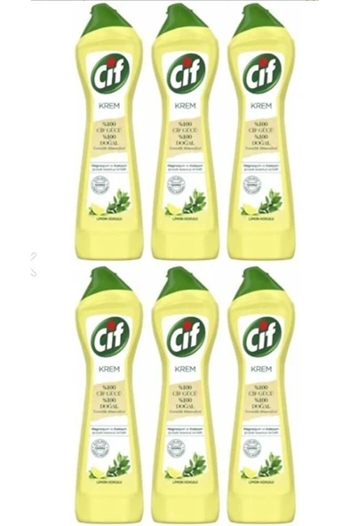 CİF Krem Limon Kokulu 500 Ml X 6 Adet ürün görseli 1