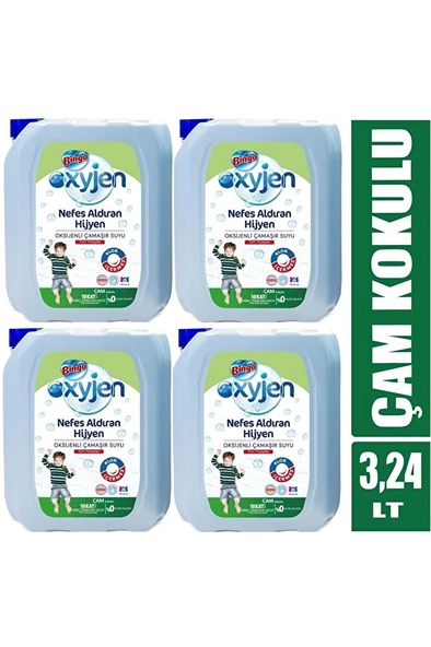 BİNGO Çamaşır Suyu 3240ml Oksijenli Çam Kokulu (4 Lü Set) ürün görseli 1