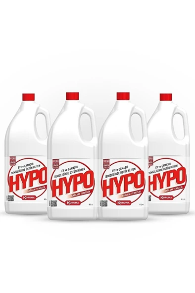 HYPER Hypo Çamaşır Suyu 4000 Ml - 4`lü Paket - Resim 2