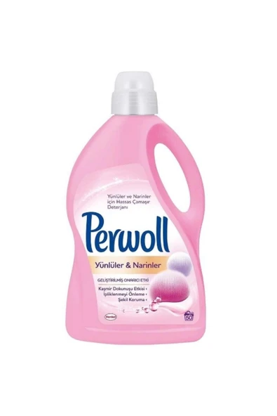 Perwoll Sıvı Çamaşır Deterjanı 2970 Lt. Yünlüler & Narinler 50 W 4 adet ürün görseli 1