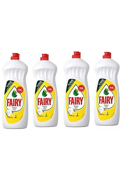 FAİRY Sıvı Bulaşık Deterjanı Limon 650 Ml 4 ADET ürün görseli 1