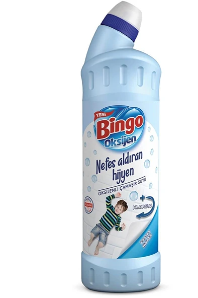 BİNGO Oksijen Çamaşır Suyu Limon Kokulu 750 Ml  Çamaşır Suyu ürün görseli 1