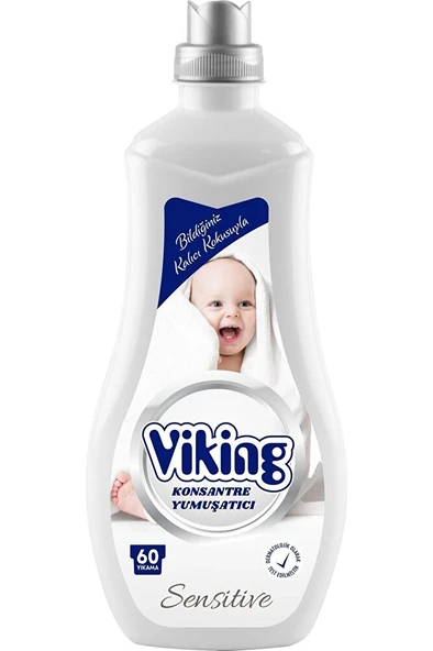 VİKİNG Konsantre Çamaşır Yumuşatıcısı Sensitive 1440 ml 6 Adet ürün görseli 1