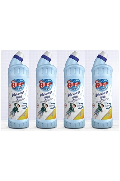 BİNGO Oksijen Çamaşır Suyu Ferahlatan Hijyen 750 ml 4 Adet ürün görseli 1