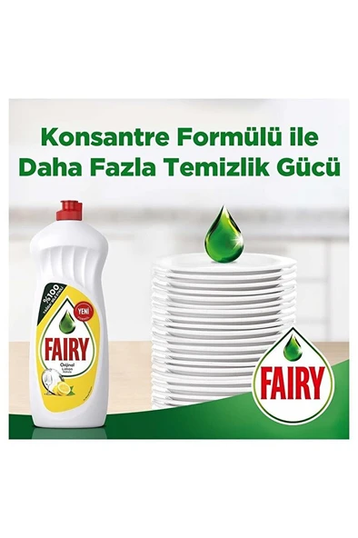 FAİRY Sıvı Deterjan Limon 650 ml X 4 Adet - Resim 3