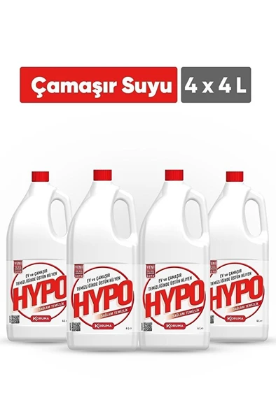 HYPER Hypo Çamaşır Suyu 4000 Ml - 4`lü Paket ürün görseli 1