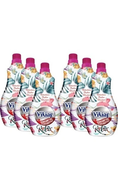 VİKİNG Yumuşatıcı Konsantre Relax 1.440ml 60 Yıkama X6 Adet ürün görseli 1