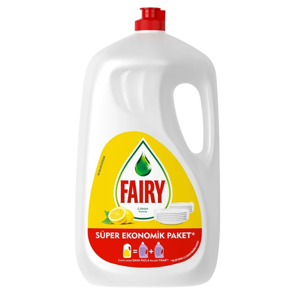 Fairy 5200 ml ( 2 X 2600 Ml) Limon Sıvı Bulaşık Deterjanı ürün görseli 1