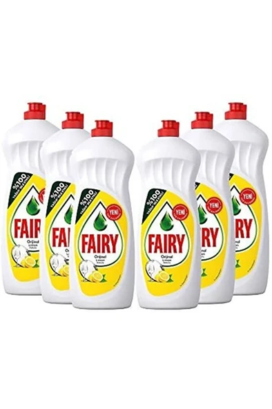 FAİRY Limon Bulaşık Deterjanı 6x650ml Fırsat Paketi ürün görseli 1