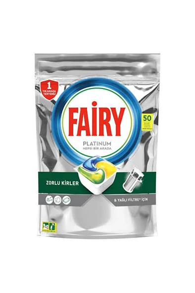 FAİRY Platinum Tablet Limon Kokulu 50'li ürün görseli 1