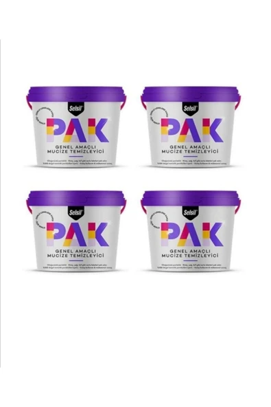 Pak Genel Amaçlı Mucizevi Temizleyici 4 Adet ×500gr ürün görseli 1