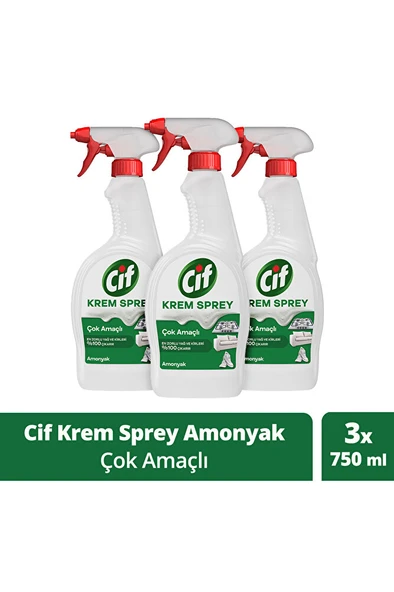Krem Sprey %100 Krem Gücü Yağ, Kir, Pas, Kireç Lekelerini %100 Çıkarır 750 ml 3adet ürün görseli 1