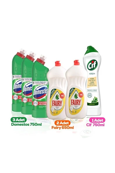 DOMESTOS Fairy Cif Temizlik Seti ürün görseli 1