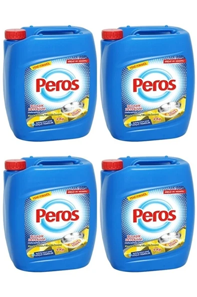 Sıvı Bulaşık Deterjanı 4 kg Limon X 4 Lü Fırsat Paketi ürün görseli 1