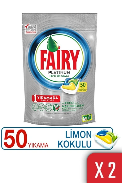 FAİRY Platınum Bulaşık Makinesi Kapsülü 100 Yıkama ürün görseli 1