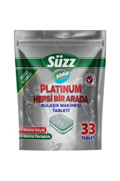 SÜZZ Platinum 33'lü Bulaşık Tableti ürün görseli 1