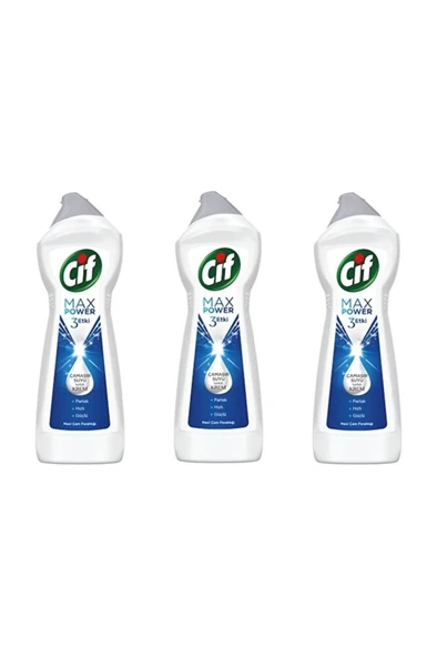 Max Power Mavi Çam Ferahlığı Çamaşır Suyu Katkılı Krem 450 ml X 3 Adet ürün görseli 1