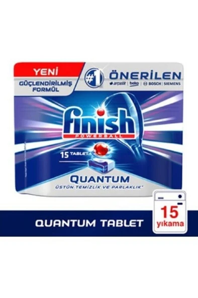 FİNİSH Bulaşık Makinesi Deterjanı Quantum Tablet 15'li ürün görseli 1