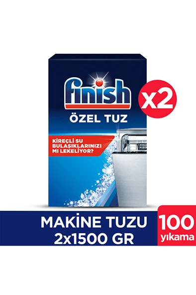 FİNİSH Bulaşık Makinesi Özel Tuz 1500 Gr x 2 ürün görseli 1