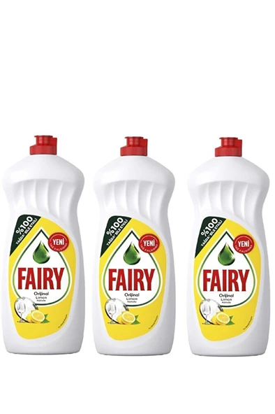 Fairy Sıvı Bulaşık Deterjanı Limon 650 ml X 3 Adet ürün görseli 1