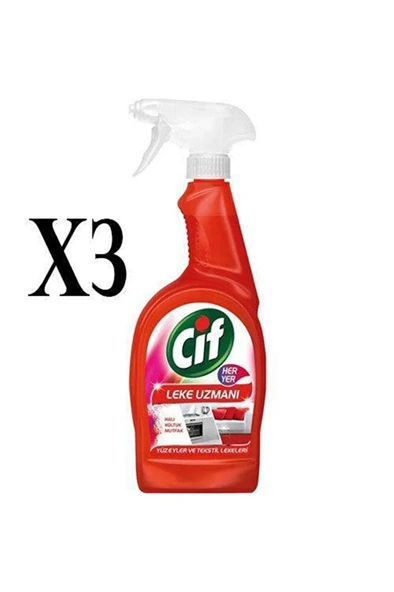 Sprey Kırmızı Leke Uzmanı Her Yer 750 Ml X 3 ürün görseli 1
