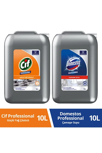Professional Güçlü Yağ Çözücü 10 L Domestos Professional Çamaşır Suyu 10l ürün görseli 1