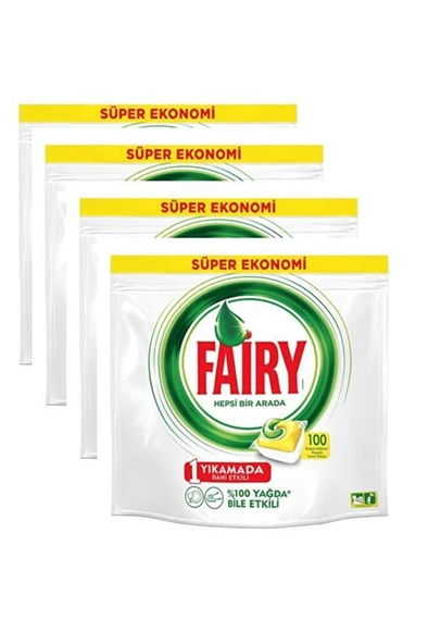 FAİRY Tablet H1a Sarı 4x100 Lu ürün görseli 1