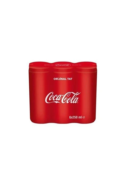 Coca Cola Kutu 6 * 250 Ml ürün görseli 1