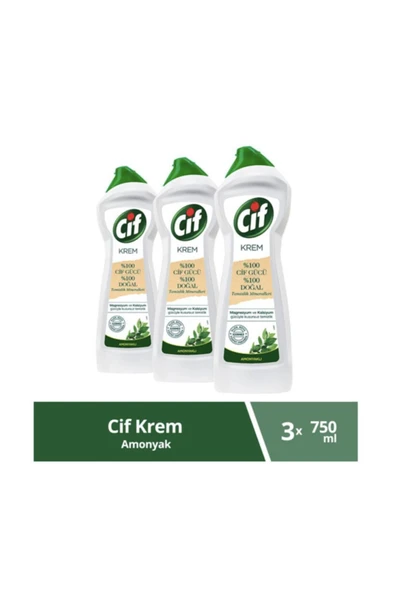 Krem Amonyak 750 ml X 3 Adet ürün görseli 1