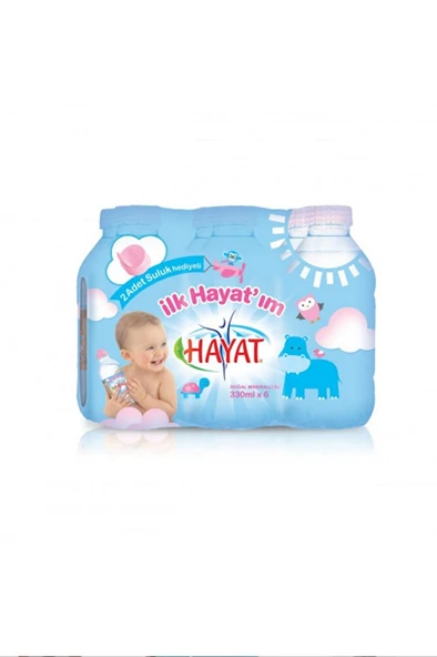 Hayat bebek Doğal Mineralli 6 Lı Bebek Suyu ürün görseli 1