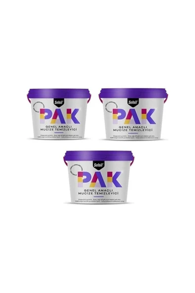 Pak Genel Amaçlı Mucize Temizleyici 500 gr X 3 Adet ürün görseli 1