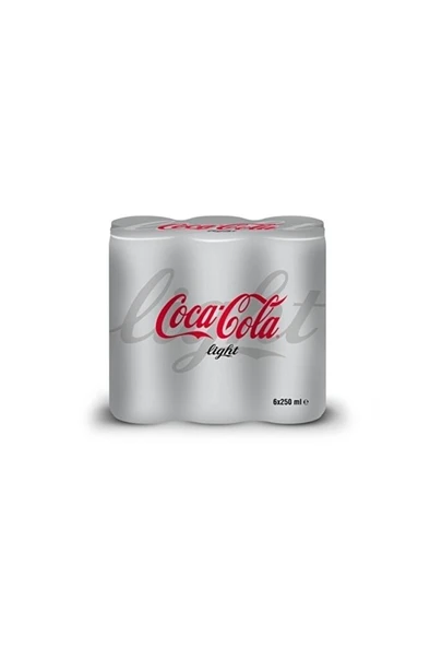 COCA COLA  Light 250 ml 6'lı ürün görseli 1