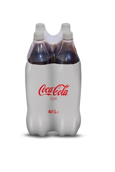 COCA COLA Light Kola 4'lü 1 lt ürün görseli 1