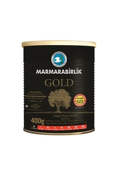 Gold Doğal Siyah Zeytin (çok Tuzsuz) (400 gr Xl) ürün görseli 1