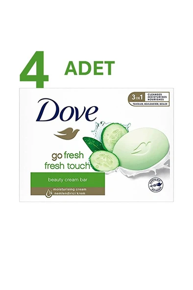 Sabun Fresh Touch Salatalık Özlü 100 Gr 4'lü ürün görseli 1