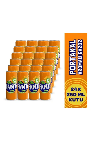 FANTA PORTAKAL 250 ml 24 Adet ürün görseli 1
