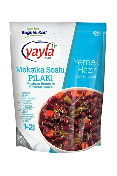 YAYLA Yemek Hazır Meksika Soslu Pilaki 400 gr ürün görseli 1